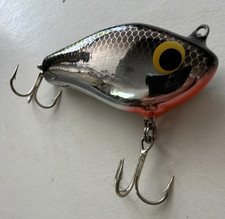 Bagley SHINER Crankbait Fishing Lure Silver Black Red Yellow 