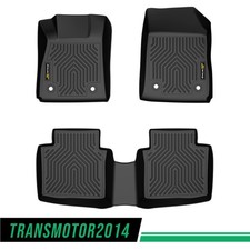 Fits 2014-2020 Chevy Impala 1st 2nd Rows All Weather Tpe Floor Mats Liners Set