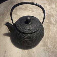 VTG Tetsubin Nambu Cast Iron Tea Kettle Japanese Teapot Hobnail pattern Infuser