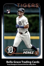 2024 Topps Update Wenceel Perez #US233 Detroit Tigers MLB Baseball 