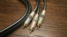 3 foot vidoeo component cable AV HD RCA