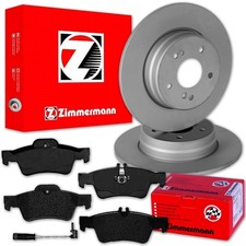 Zimmermann BREMSSCHEIBEN + BELÄGE HINTEN passend für MERCEDES E-KLASSE W211 S211 Zimmermann BREMSSCHEIBEN + BELÄGE HINTEN passend für MERCEDES E-KLASSE W211 S211