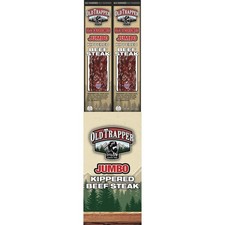 Old Trapper Old Fashioned Kippered Steak Jerky 40140T Pack of 12 Old Trapper