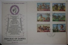 Sambia 1973 Todestag von David Livingstone Ersttagsbrief