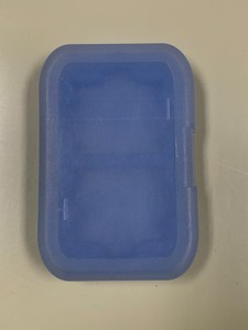 Clear Blue Memory Card Case