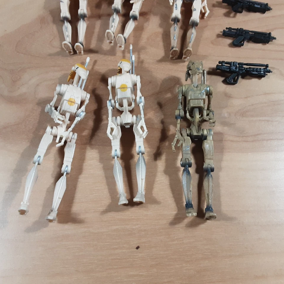 Star Wars Battle Droid Lot of 6 Figures Loose - Incomplete - Image 3 of 4
