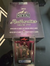 2025 Leaf Metal Authentics Volume 2 Factory Sealed Hobby Box