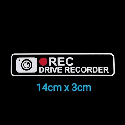Dashcam Sticker Japanese Road Safety Anti-Tailgating Warning Decal - image 1 of 4