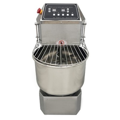 110V 20L Double Action Double Speed Spiral Dough Mixer Speed Time Adjustable