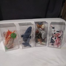 Lot Of 4 TY BABIES acrilic case