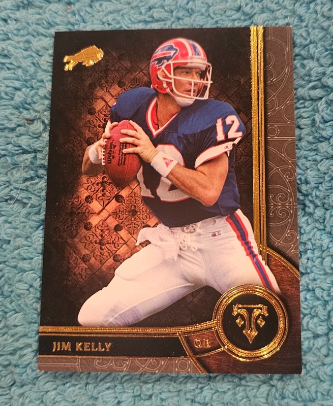 L) 2015 Topps Triple Threads NFL Jim Kelly Buffalo Bills NO84