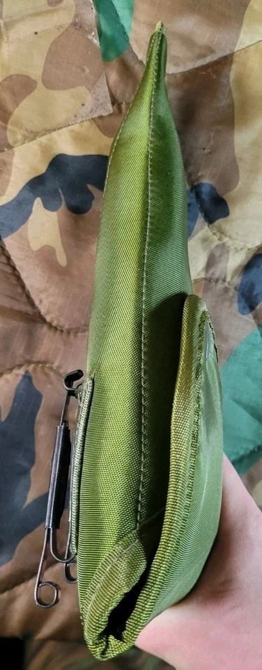 Nylon OD Green P320/P250 Right Hand Flap Holster With Allis Clips - Image 4 of 4