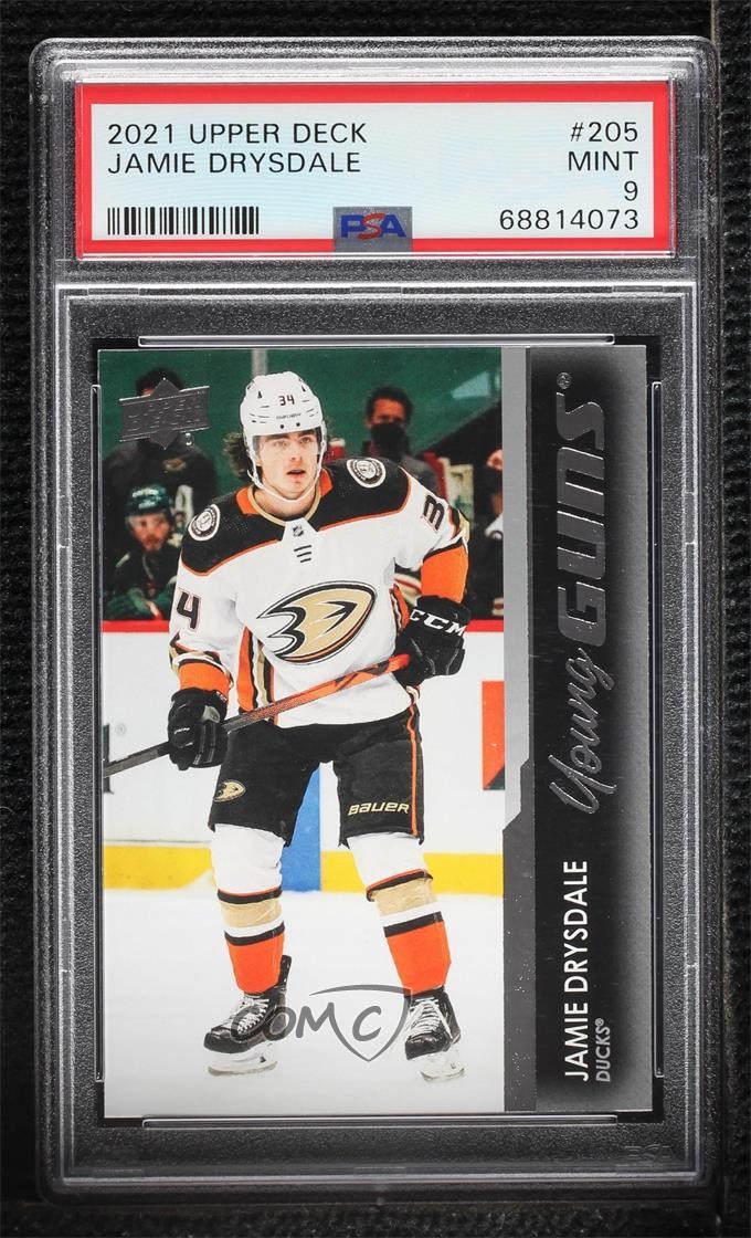 2021-22 Upper Deck Series 1 Young Guns Jamie Drysdale #205 PSA 9 MINT 0x6n