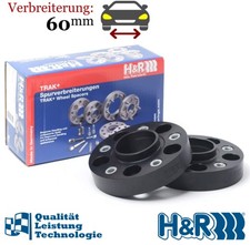 HR Spurverbreiterung schwarz 60mm/Achse für Mercedes-Benz 190 W201 Bj. 1982-1993 HR Spurverbreiterung schwarz 60mm/Achse für Mercedes-Benz 190 W201 Bj. 1982-1993