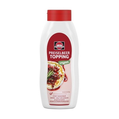 Schwartau Preiselbeere Topping Gastro Dessertsauce Packung 770ml