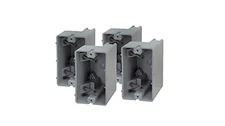 4 Pack Smart Depth Adjustable Electrical Box Gray