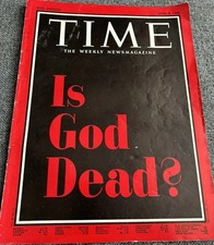 TIME MAGAZINE 1966 Is God Dead? No Mailing La...