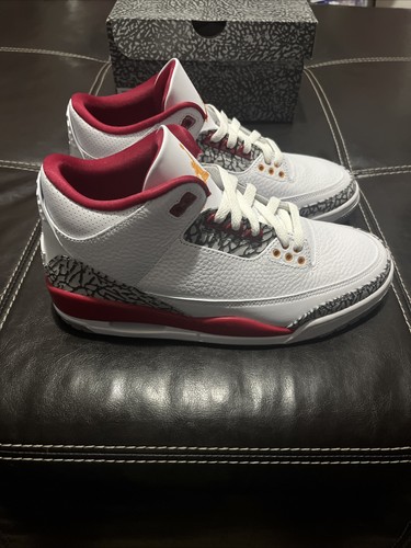Nike Air Jordan 3 Retro Cardinal Red CT8532-126 Men’s Size 8.5 - Picture 5 of 12