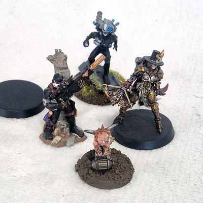 Battle ready Imperial Agents: ''Greyfax & 2x Assassin''   Warhammer 40,000 40K