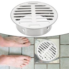 Stainless Steel Floor Drain Hollow Design Prevents Blockage Outdoor Use