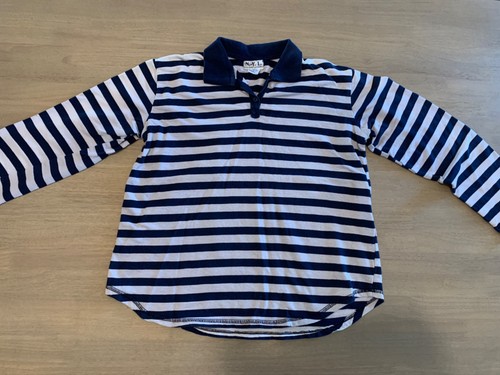 SO COMFY! NEW YORK LAUNDRY - N.Y.L. - COTTON STRIPED SHIRT - SIZE LARGE