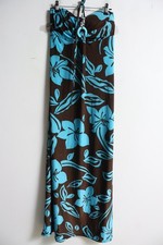 Fressia Womens Vintage y2k Halternext Maxi Sun Dress - Brown - Size S/M (g19)