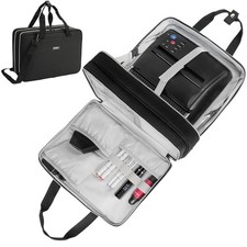 Tattoo Travel Case for Equipment and Supplies,Black,Bag Only Black