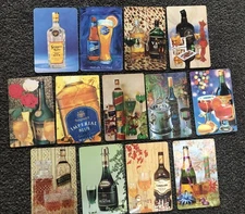 Liquor Beer Whiskey Whisky Cocktail Brewery Advert Playing SWAP CARDS Bulk Lot