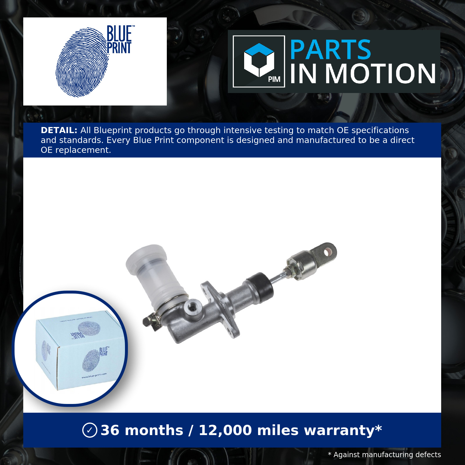 Clutch Master Cylinder ADC43403 Blue Print MB012261 Genuine Quality Guaranteed