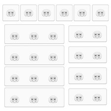 14-Pack Adhesive Shower Caddy Sticker Replacement Hook for Corner Shower Shelves