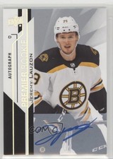 2018-19 Upper Deck Premier Rookie Silver Spectrum Jeremy Lauzon #57 Auto 2d8