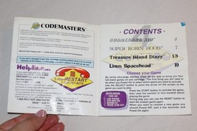 Nintendo NES Quattro Adventure Instruction Manual ONLY Robin Hood Dizzy