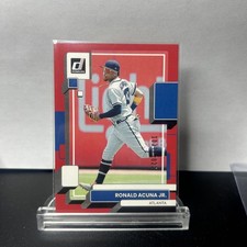 2022 Donruss - Ronald Acuna Jr. ~ Red /2022 #121b - Running Variation 