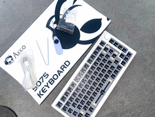Akko 5075 Mechanical Keyboard QWERTY English White/Grey Aluminium USB Wired