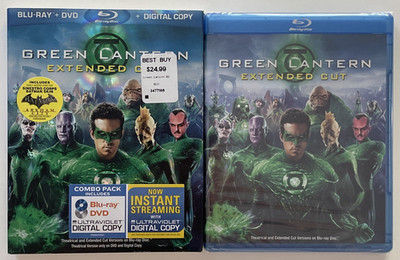 Green Lantern Extended Cut (Blu-Ray 2011) Ryan Reynolds w/SLIPCOVER NEW & SEALED