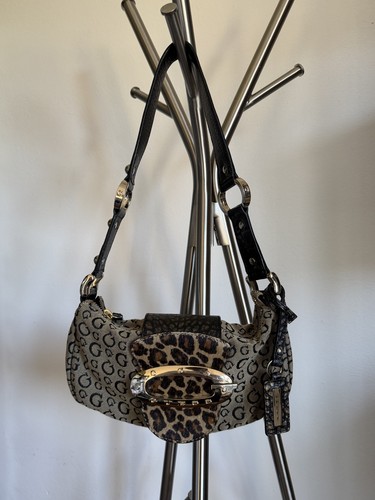 Vintage GUESS Rare Leopard by Marcanio Timeless Bag Crossbody 2000s