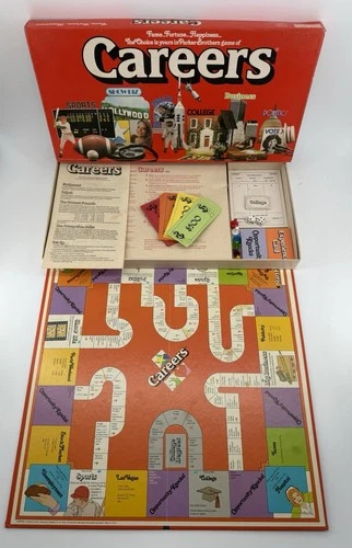 Vintage 1979 Careers Board Game by Parker Brothers Complete Excellent Condition