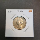 1956 Washington Quarter In XF Condition - Price Is For One Coin, 2 are available
