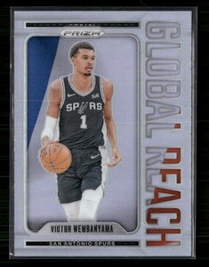 Panini 2024-25 Panini Prizm #9 Victor Wembanyama Global Reach Prizms Silver