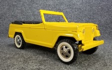 Vintage Tonka 1960s Jeepster Pressed Steel Yellow Made in USA