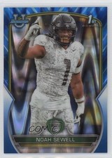 2022 Bowman U Chrome Blue RayWave Refractor 119/199 Noah Sewell #57 03rx