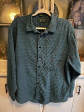 Vintage Men  s 90s Levi  s Sutter Creek Blue/Turquoise Long Sleeve Button Shirt XL