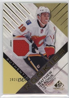 2016 SP Game Used Authentic Rookies Gold Material /399 Matthew Tkachuk #108 6q5