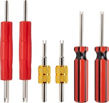 6 Pcs Valve Stem Removal Tool Single And Double Head Schrader Valve Tool Ac Va 6 Pcs Valve Stem Removal Tool Single And Double Head Schrader Valve Tool Ac Va