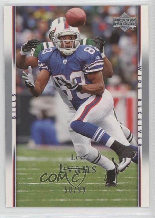 2007 Upper Deck Silver 50/99 Lee Evans #20 2u3