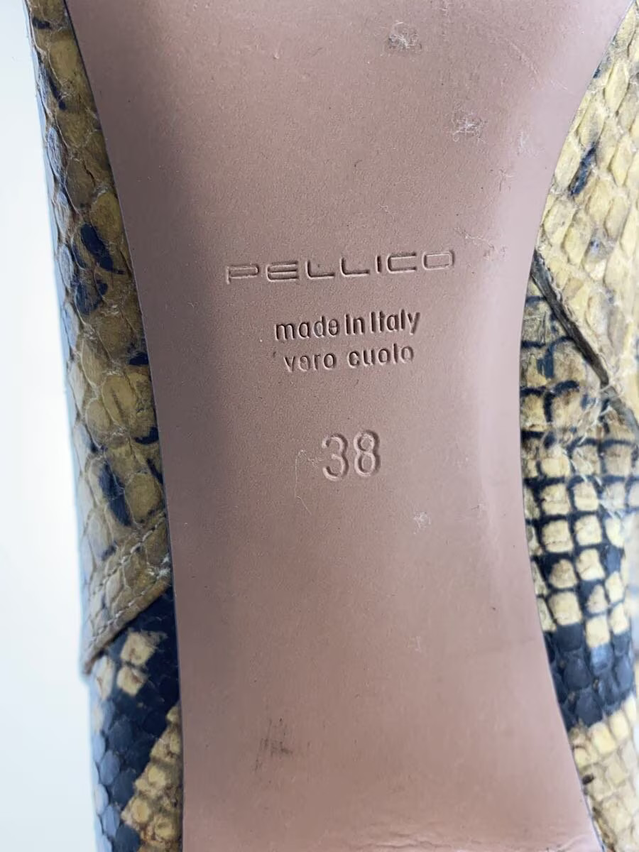 Pellico Short Boots 38 Beg Python Side Zip JTt04 - image 5