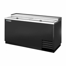 ]New 65” True TD-65-24-HC Horizontal Bottle Cooler Fridge Beer Black Commercial