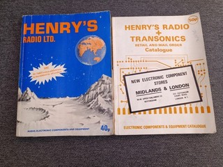 1973 And 1975 Henry's Radio And Transonics Catalogues
