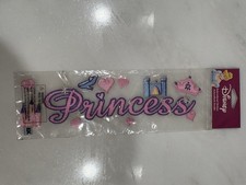 Disney EK Success Embroidered PRINCESS Embroidered Sticker NEW &Cinderella 9x3