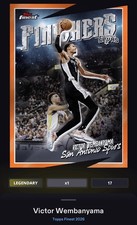 DIGITAL Victor Wembanyama Finishers /25 Topps Finest 2026 NBA Collect 